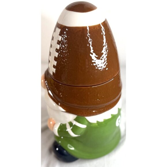 Football-Themed Gnome Ceramic Candle By Martha Stewart - Picture 3 of 5